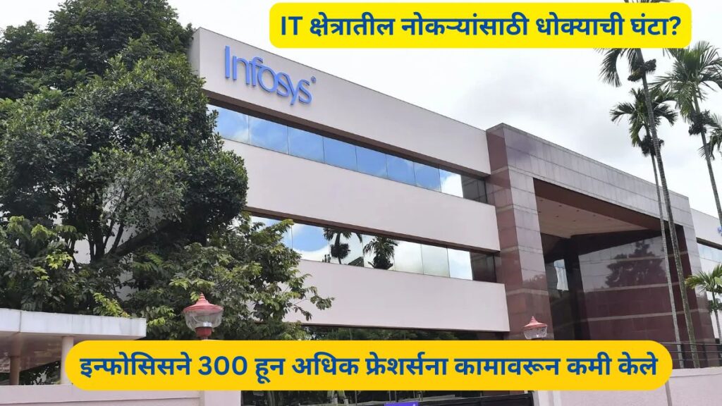 ( INFOSYS ) इन्फोसिसने 300 हून अधिक फ्रेशर्सना कामावरून कमी केले