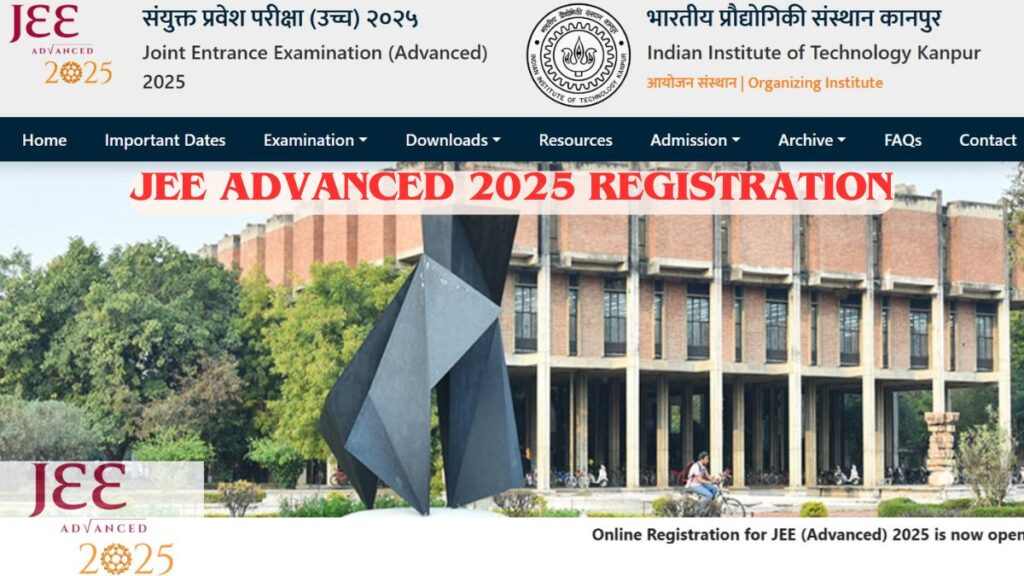 JEE Advanced 2025 Registration